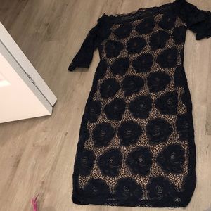 Off the shoulder lace dress